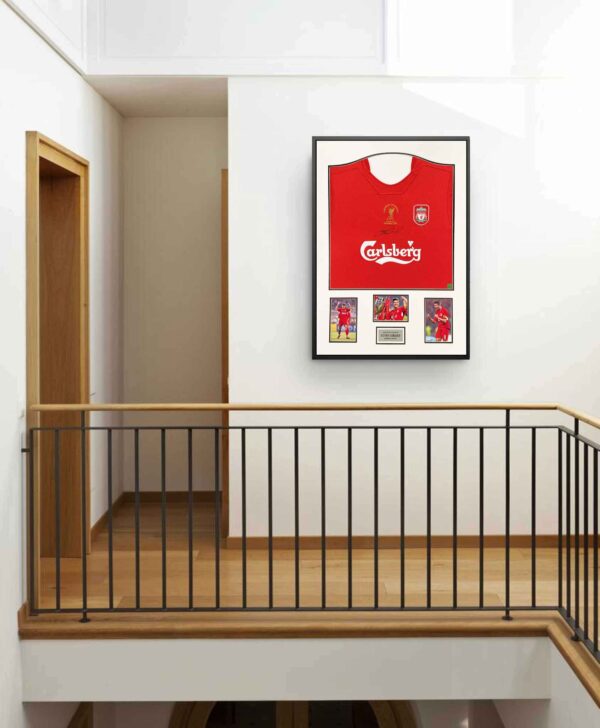 authentically-signed-steven-gerrard-shirt-on-wall