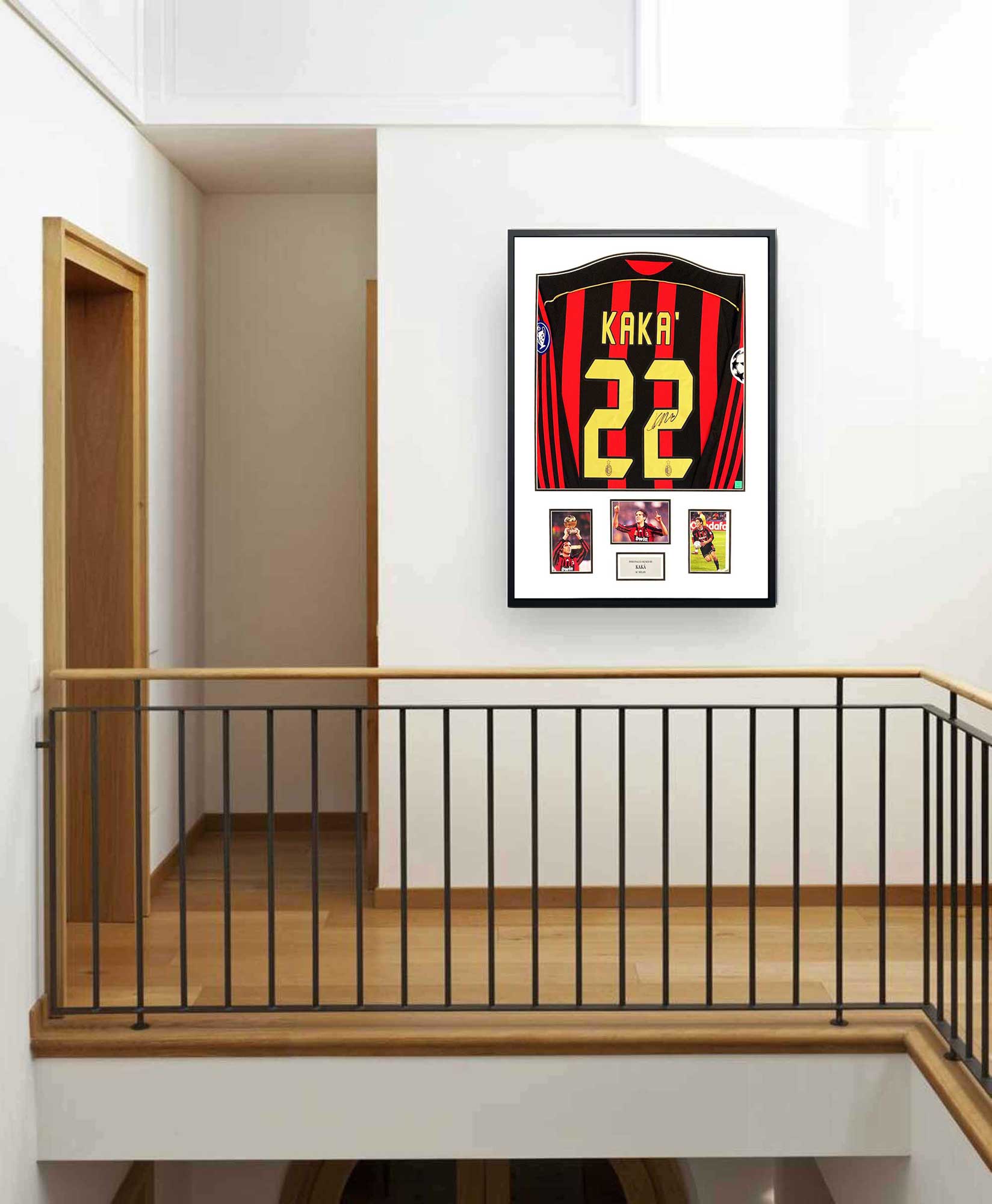 authentically-signed-kaka-ac-milan-signed-framed-jersey