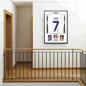 authentically-signed-son-heung-min-signed-framed-jersey