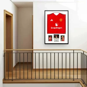 authentically-signed-benjamin-sesko-framed-man-utd-framed-jersey